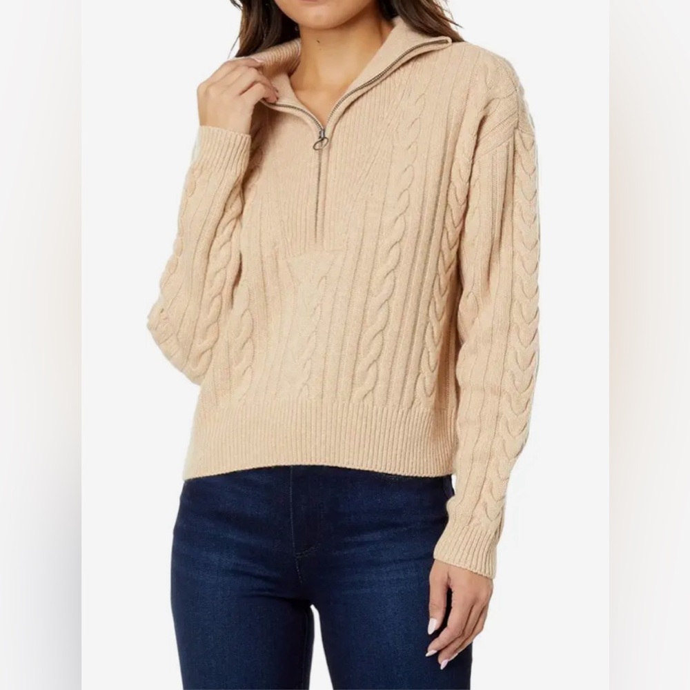 Paige Maylene Sweater-LARGE- in came, wool blend